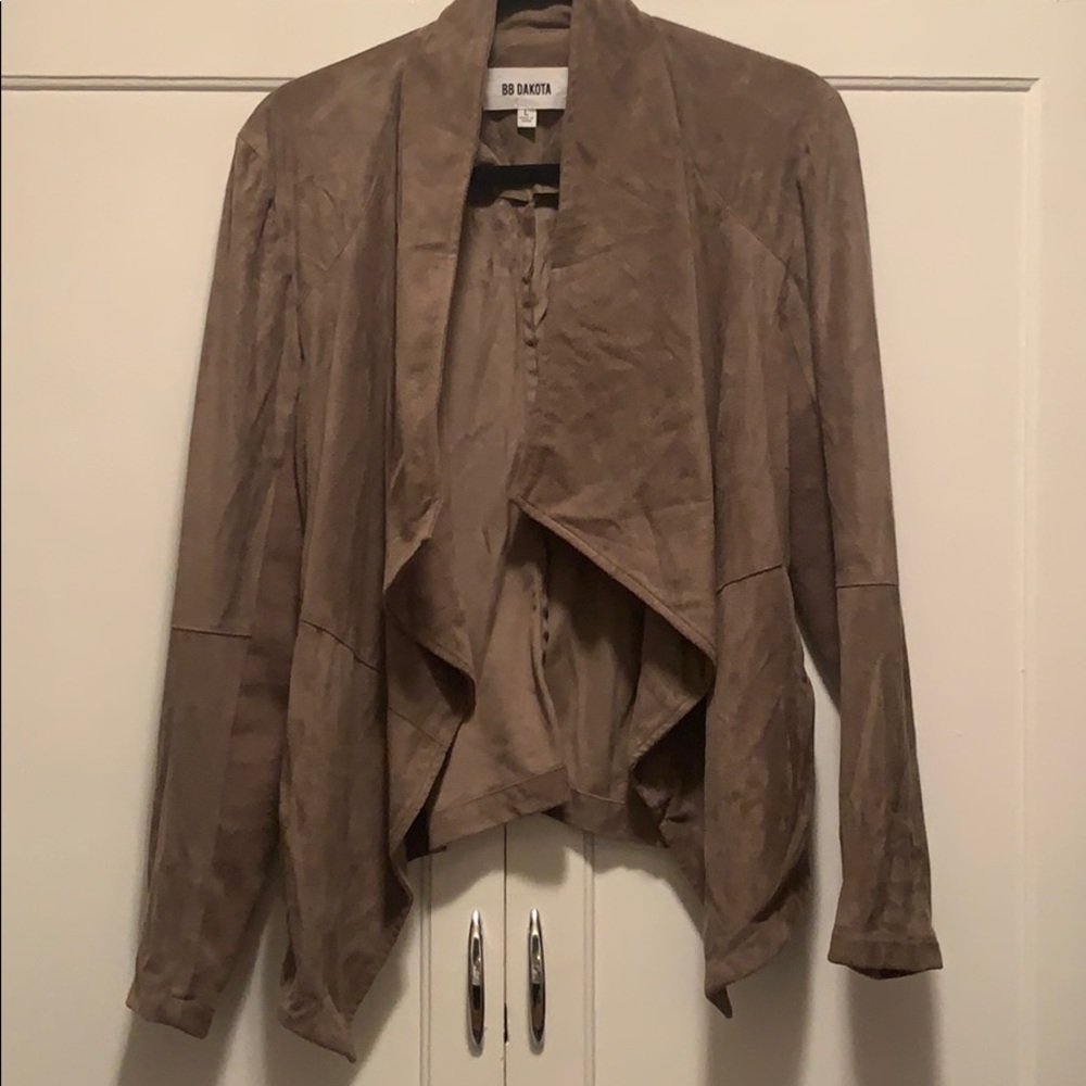 BB Dakota Drape Front Jacket